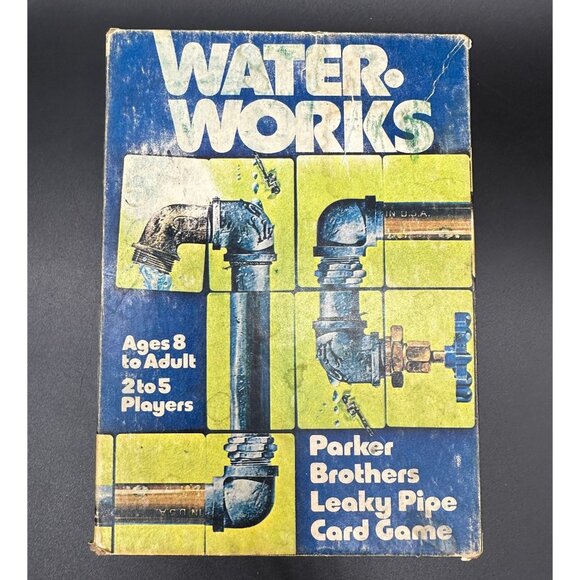 Vintage Game Water Works Parker Brothers 1976 Leaky Pipes Family Game Complete - Picture 4 of 10